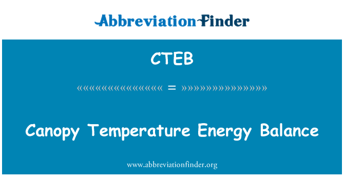 CTEB: Krović temperatura energetske bilance