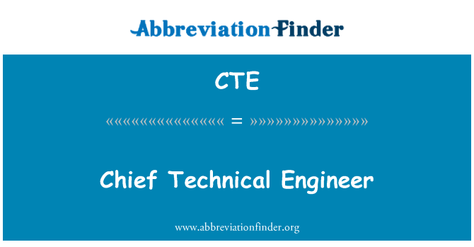 CTE: วิศวกรเทคนิค