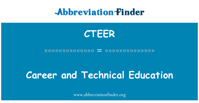CTEER: Karriera u edukazzjoni teknika