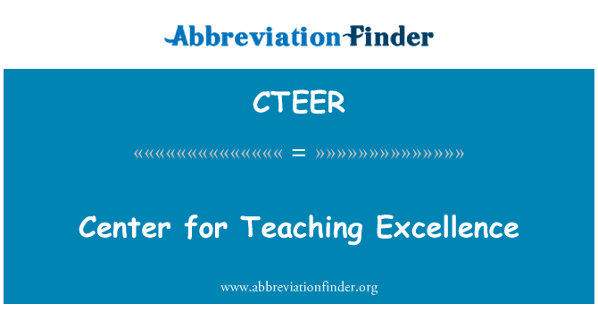 CTEER: Iċ-Ċentru għall-eċċellenza fit-tagħlim