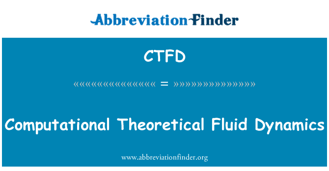 CTFD: دینامیک سیالات محاسباتی نظری