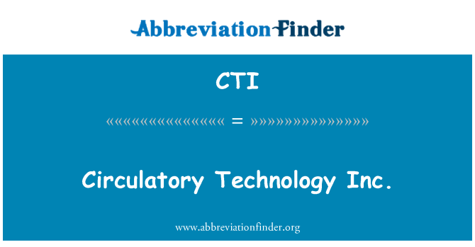 CTI: Vereringe Technology Inc