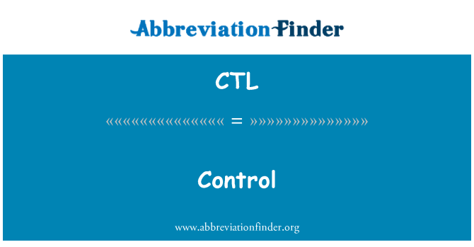 CTL: Controle