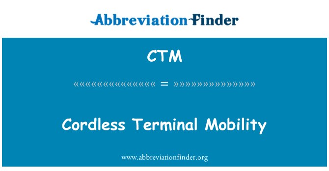 CTM: เทอร์มินัลเคลื่อนไร้สาย