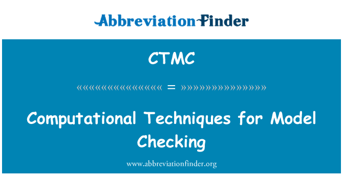 CTMC: Calcul teknik pou modèl tcheke