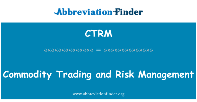 CTRM: Komodite Commercial Et Gestion pran/seye chans