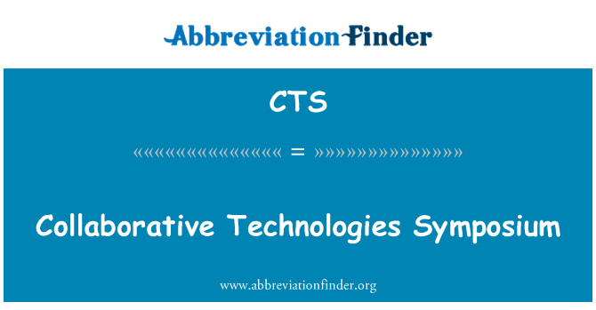 CTS: Simposio di tecnologie collaborative