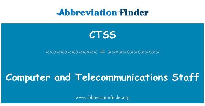 CTSS: המחשב וצוות תקשורת