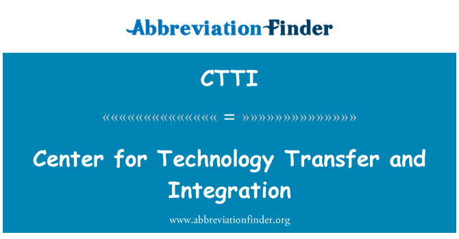 CTTI: Center za prenos tehnologije in integracija