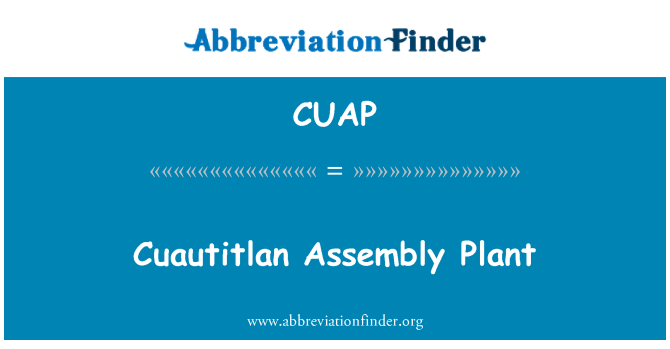 CUAP: Zakład Cuautitlan