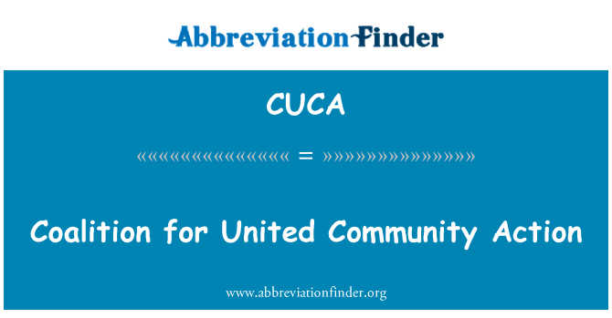 CUCA: Koalition für vereinte Gemeinschaft