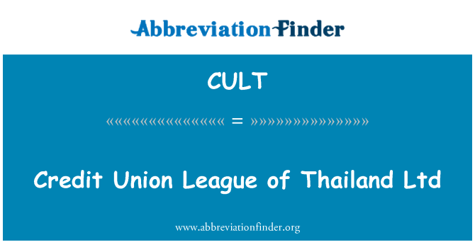 CULT: Credit Union League of Thailand Ltd.