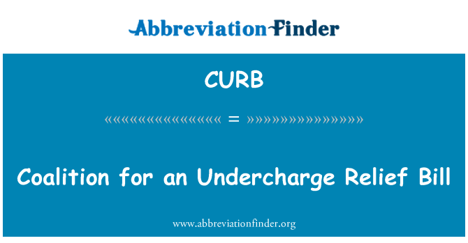 CURB: 欠載救濟法案聯盟