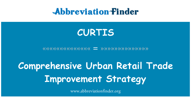 CURTIS: 包括的な都市小売り貿易改善戦略