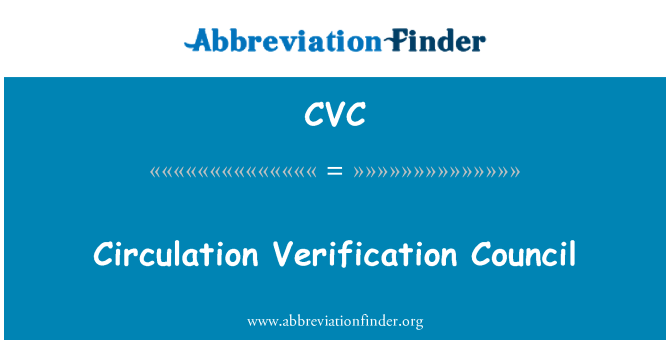 CVC: Conseil de vérification de la circulation