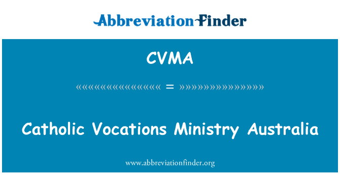 CVMA: Австралия католической профессии министерства