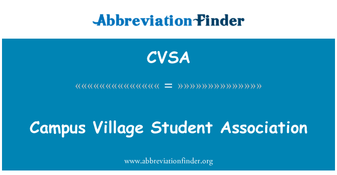 CVSA: Campus vil elèv asosyasyon