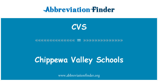 CVS: Escolas de vale do Chippewa