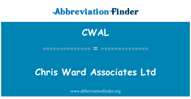 CWAL: Chris Ward アソシエイツ株式会社