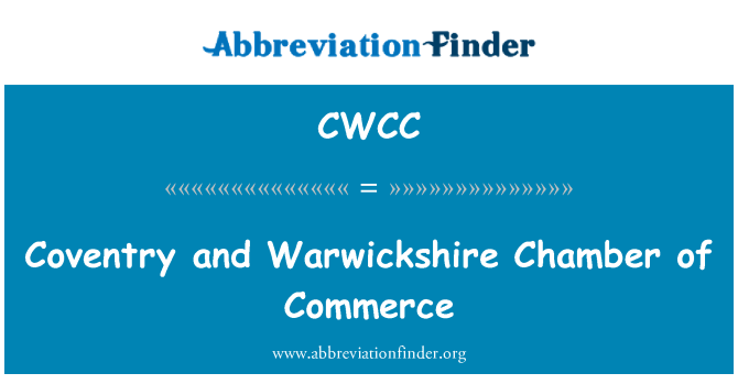CWCC: 코벤트리 및 워 릭 셔 상공 회의소