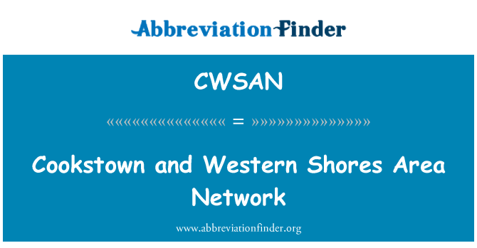 CWSAN: كوكستاون وشبكة منطقة الشواطئ الغربية