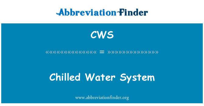 CWS: Avkjølt vann System