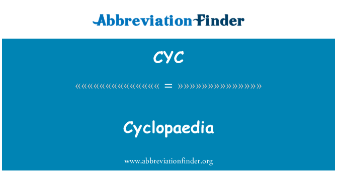 CYC: Cyclopaedia