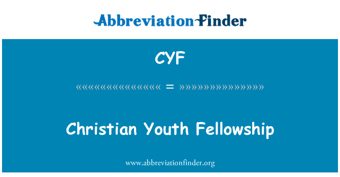 CYF: כריסטיאן הנוער לאחווה