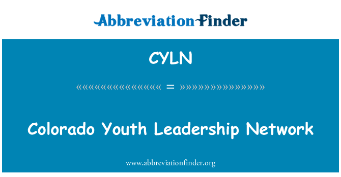 CYLN: Colorado Youth Leadership netværk