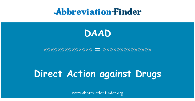 DAAD: منشیات کے خلاف راست اقدام