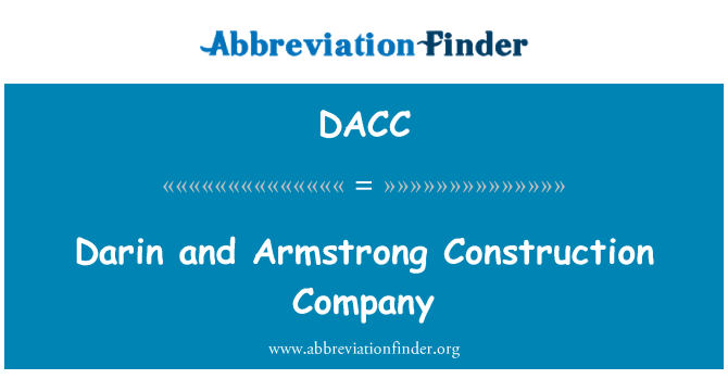 DACC: Darin ja Armstrong rakennusalan yritys