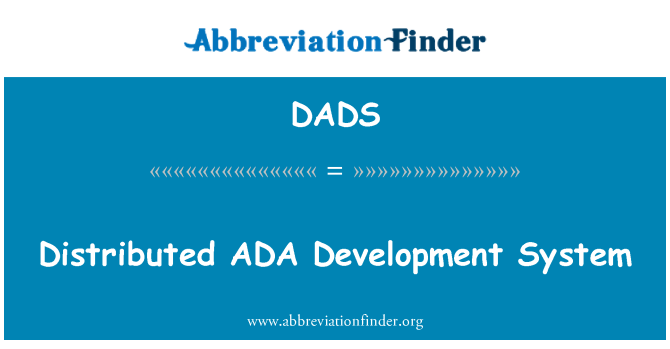 DADS: ادا ترقی نظام کی تقسیم
