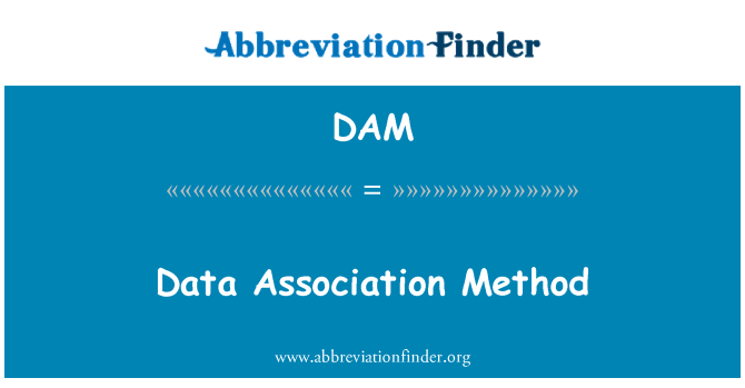 DAM: Metòd asosyasyon done