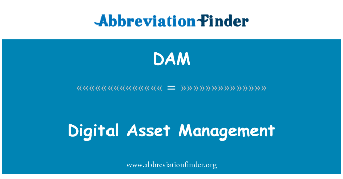 DAM: Gerenciamento de ativos digitais