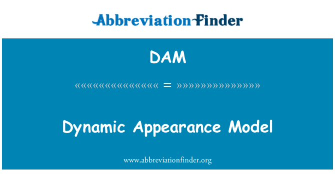 DAM: Dynamisk udseende Model