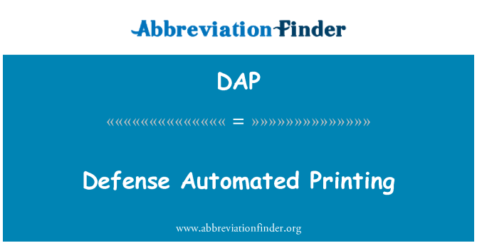 DAP: Verdediging geautomatiseerd afdrukken