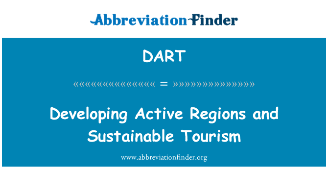 DART: En Régions aktif Et Durable touris