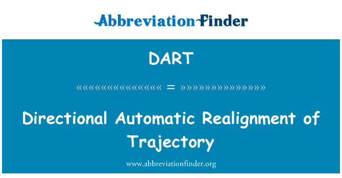 DART: Anda boleh mengikut penjajaran automatik trajektori
