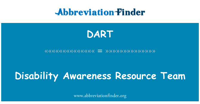 DART: Disability Awareness Resource Team