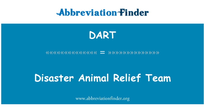 DART: Ekip soulajman Animal dezas