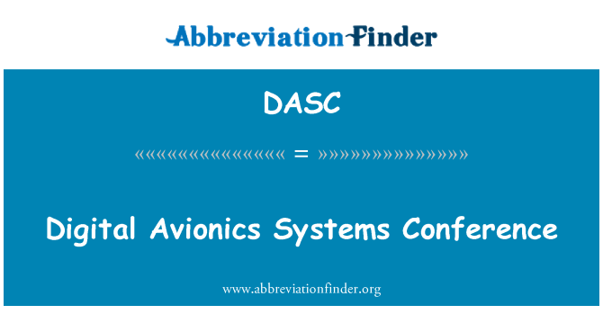 DASC: Digitaalne avioonika süsteemide konverents