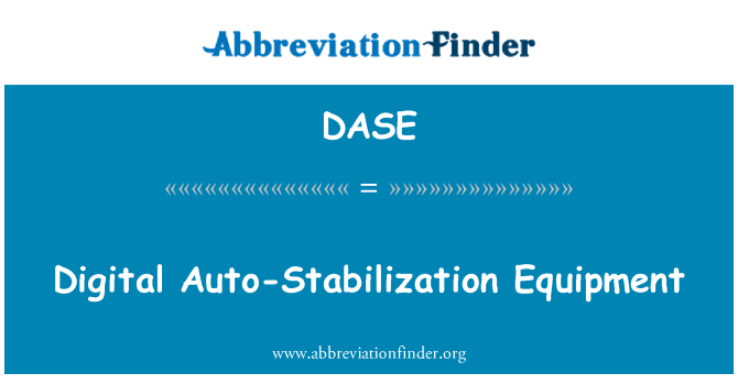 DASE: デジタル自動安定化装置