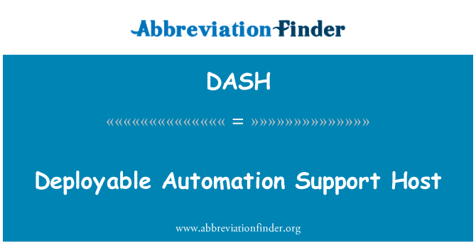 DASH: Deployable otomatisasi dukungan Host