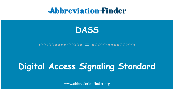 DASS: 數位接入信號標準