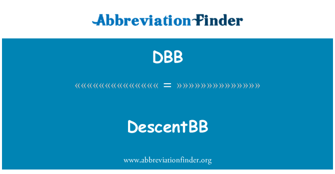 DBB: DescentBB