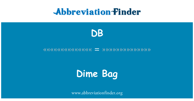 DB: Dime sac