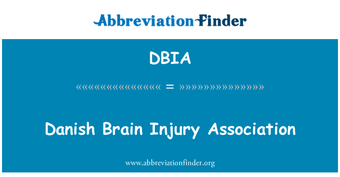 DBIA: ڈینش دماغی چوٹ ایسوسی ایشن