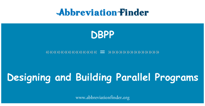 DBPP: Dissenyant i construint paral·lelament programes