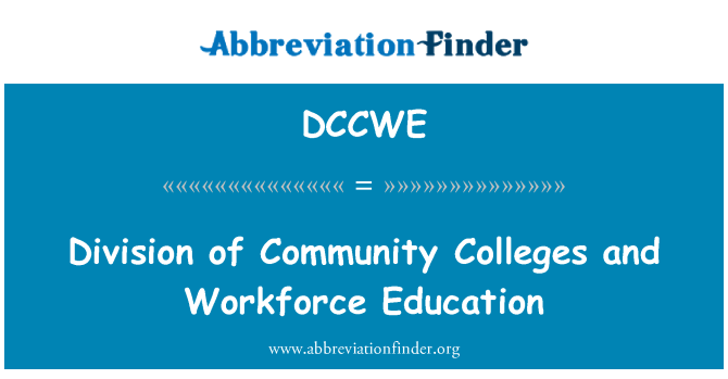 DCCWE: Dywizja pomaturalne i pracowników oświaty