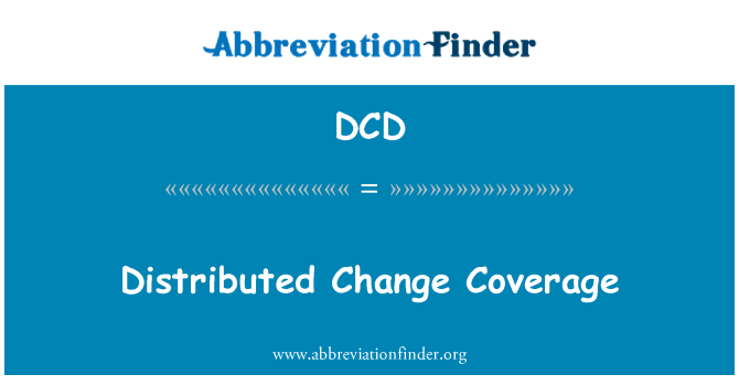 DCD: Distribuert endre dekning